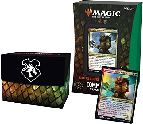 Adventures in The Forgotten Realms Commander Deck Draconic Rage (Red ...