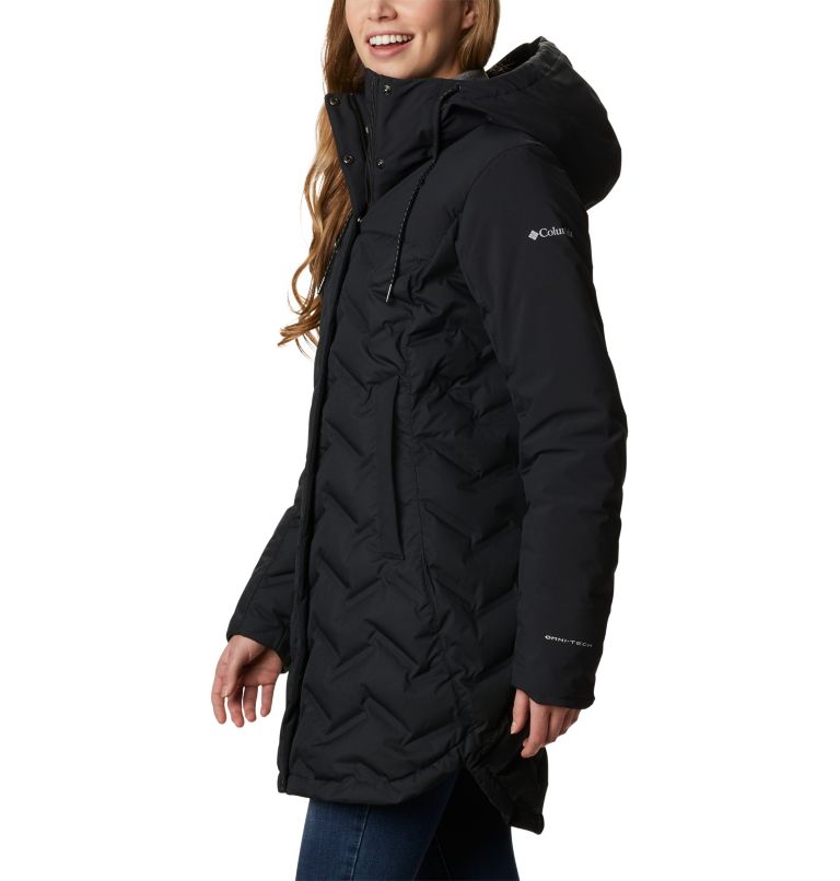 columbia women's mountain croo long down jacket