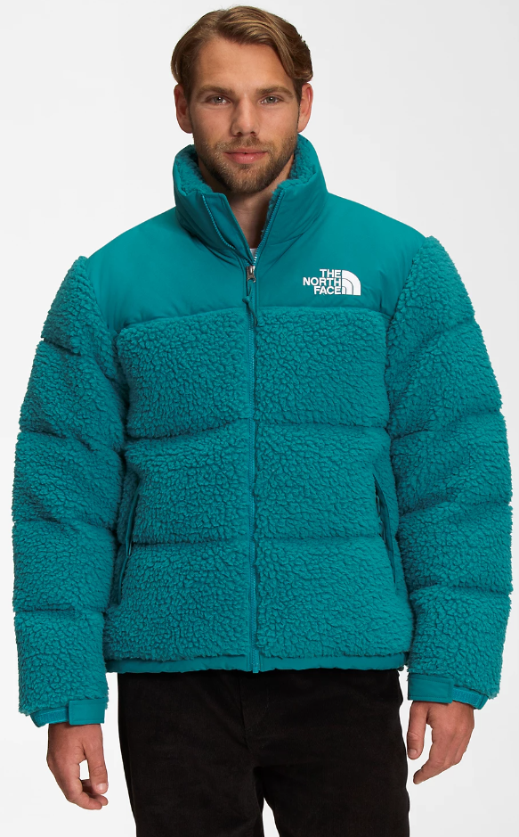 Men S High Pile Nuptse Jacket