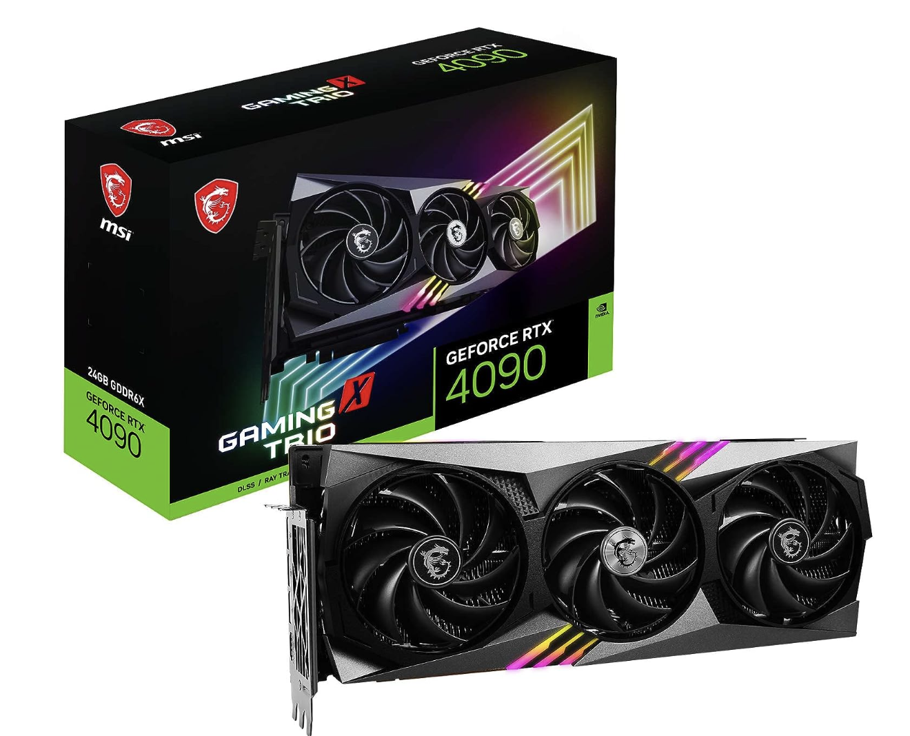 Gaming GeForce RTX 4090 24GB GDRR6X 384-Bit HDMI/DP Nvlink Tri