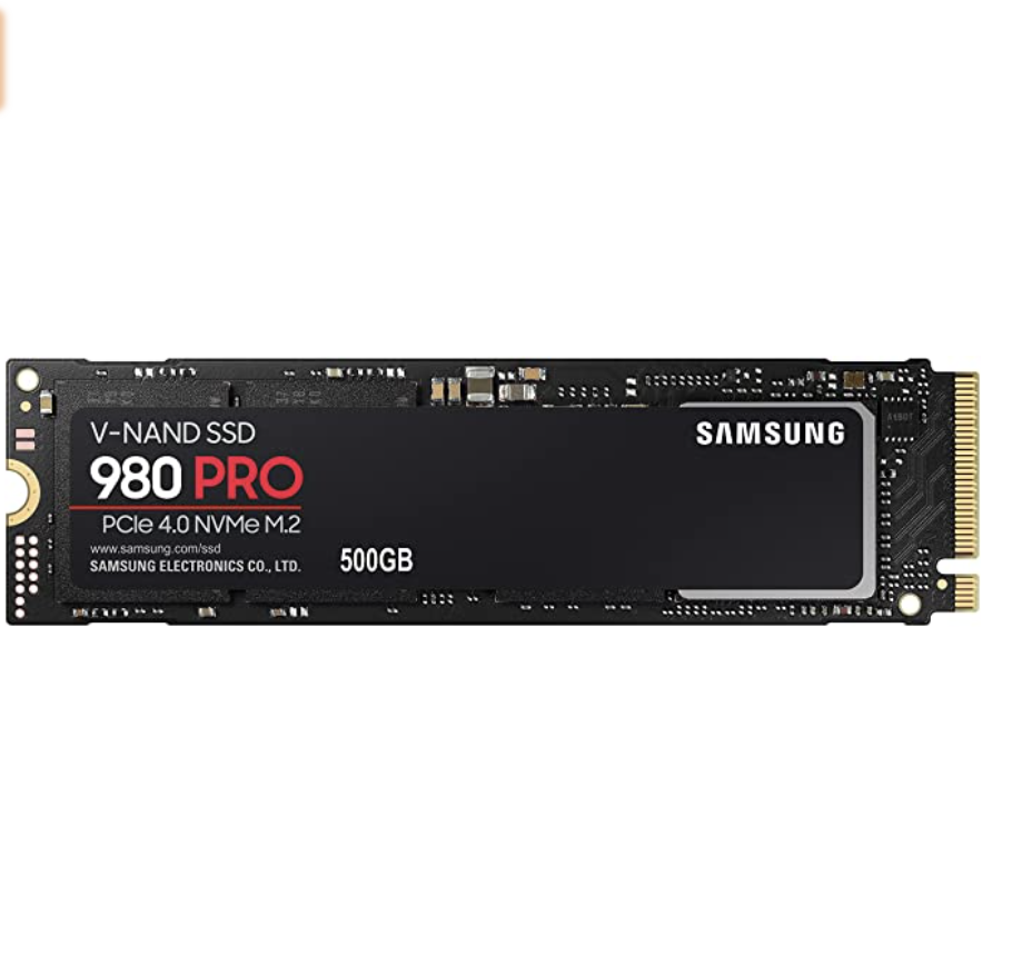 SAMSUNG 980 PRO 500GB PCIe NVMe Gen4 Internal Gaming SSD - Samsung
