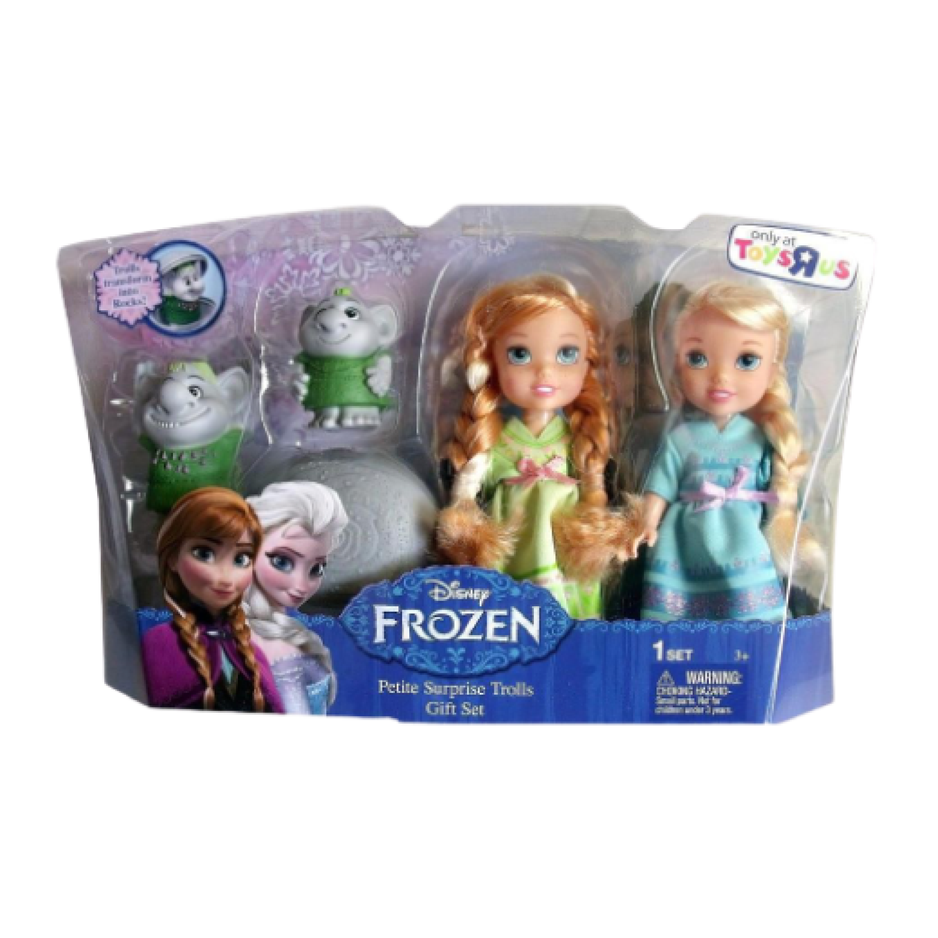 Petite Princess Anna and Elsa includes Surprise Trolls - Disney Frozen ...