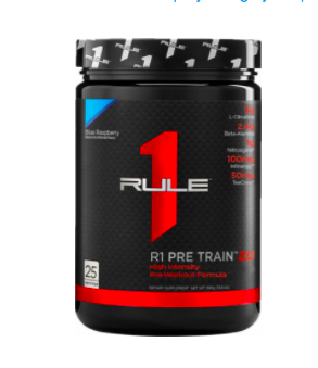 R1 Pre-Train 2.0, Blue Raspberry, 25 Servings - Rule One Proteins ...