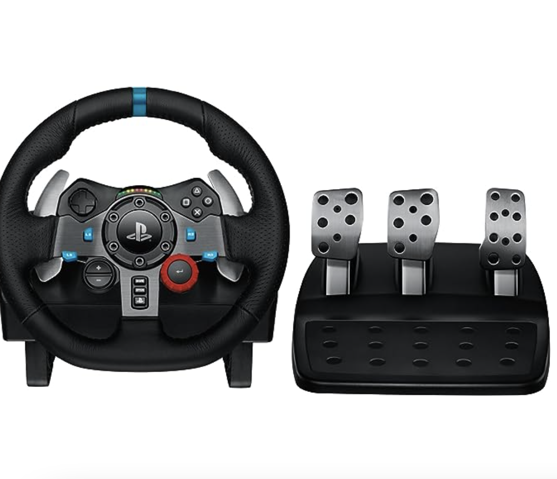 Logitech G29 Driving Force Racing Wheel and Floor Pedals, Real
